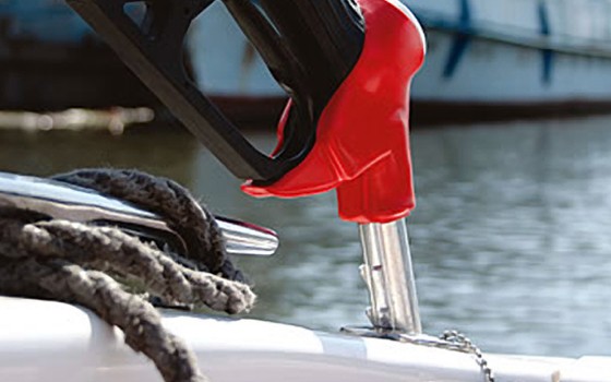 a close up of a boat
